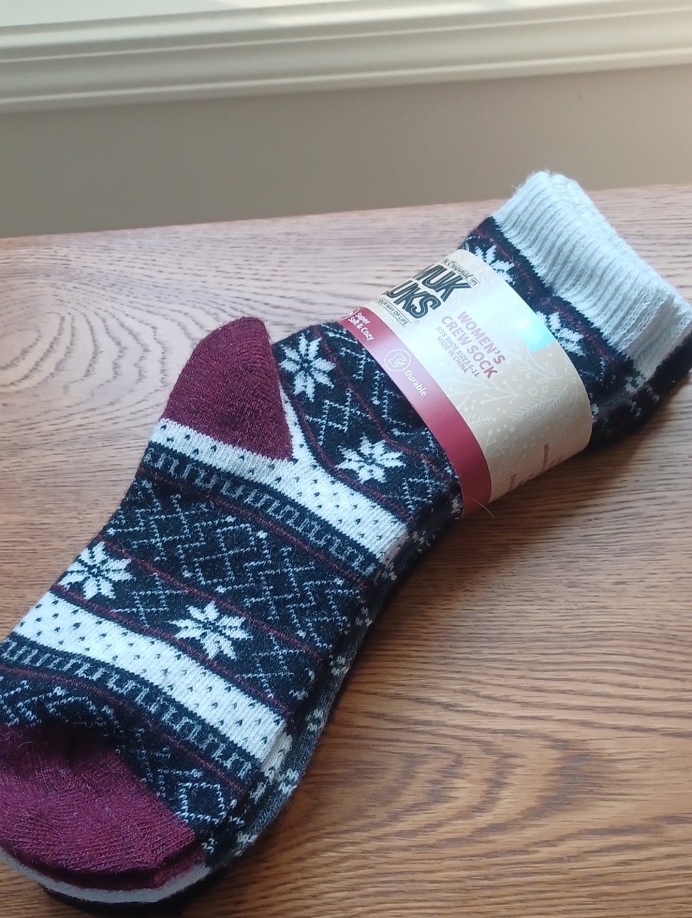 NEW MUK LUKS CREW SOCKS